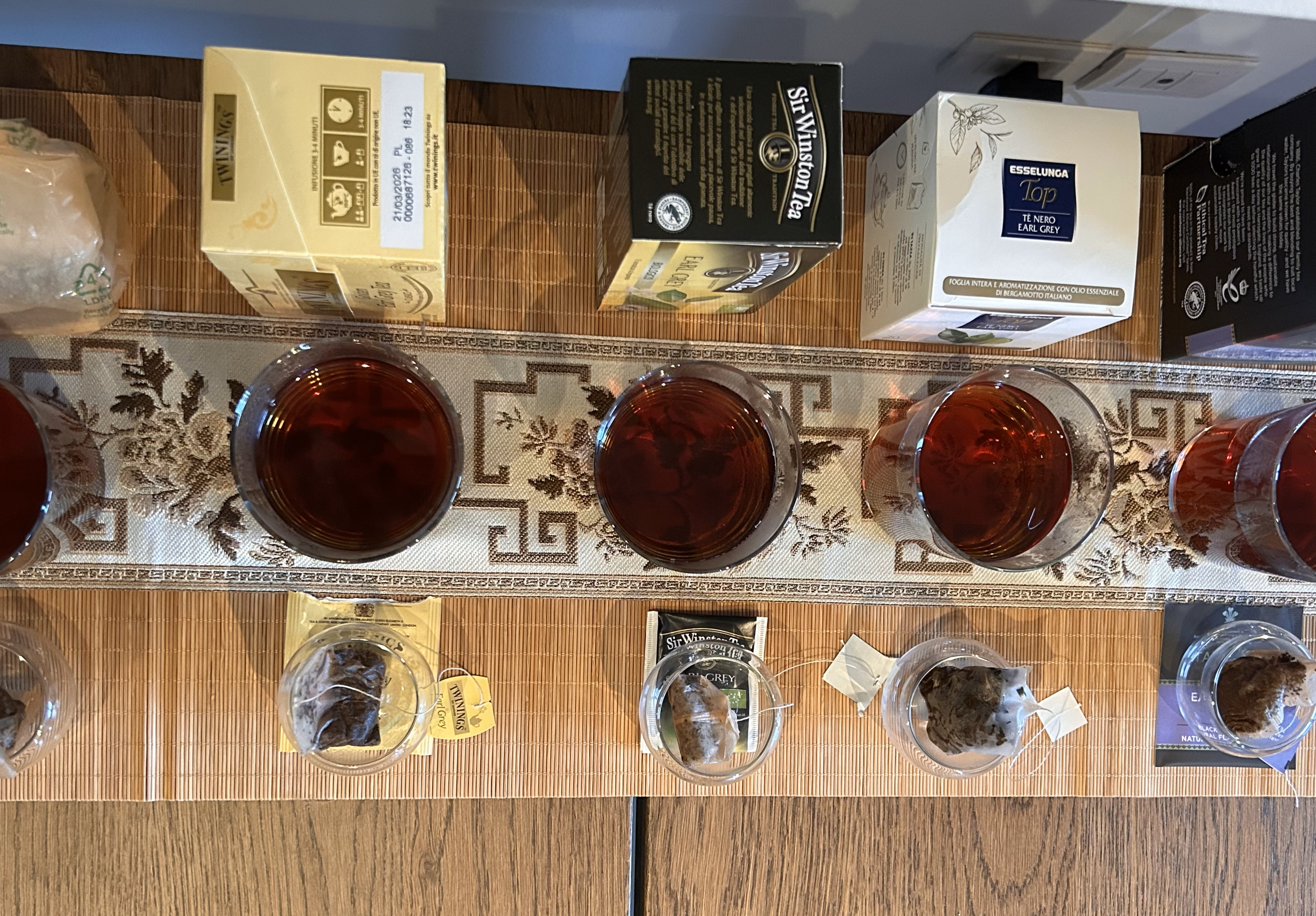 earl grey confronto liquore